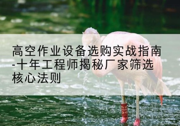 咸阳剪叉式升降机厂家-高空作业设备选购实战指南-十年工程师揭秘厂家筛选核心法则